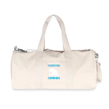 Capybara not shy capybara - Recycled Canvas Sports Bag by Stanley/Stella - natural - Front