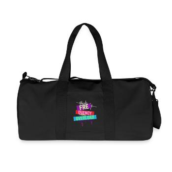 Frequency Overload Rave EDM - Recycled Canvas Sports Bag by Stanley/Stella - black - Front