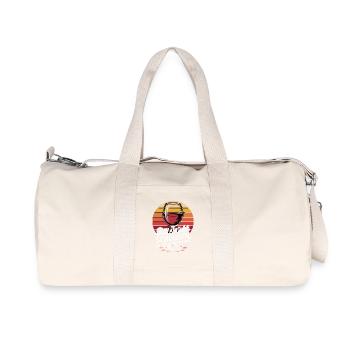  Bitte Nicht Schubsen, Ick Hade Wein In Der Hank - Recycelte Canvas-Sporttasche von Stanley/Stella - Naturweiß - Vorne
