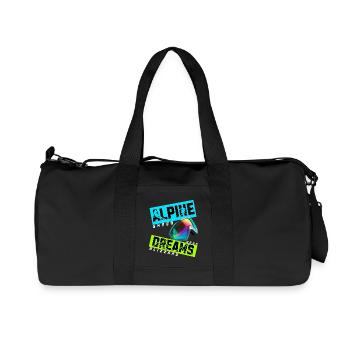 Alpine Dreams | Ski Winter Design - Recycelte Canvas-Sporttasche von Stanley/Stella - Schwarz - Vorne