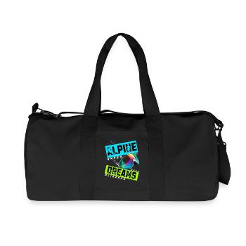 Alpine Dreams Ski Snowboard Shred Design - Recycled Canvas Sports Bag by Stanley/Stella - black - Front