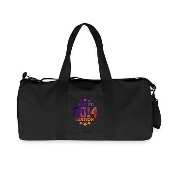 LIMITED EDITION 2014 12TH BIRTHDAY - Recycled Canvas Sports Bag by Stanley/Stella - black - Front
