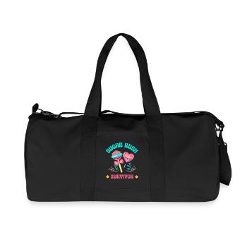 Cadeau d’amateur de bonbons - Sac de sport en toile recyclée Stanley/Stella - noir - Devant