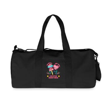 Cadeau d’équipe de bonbons Sugar Crew - Sac de sport en toile recyclée Stanley/Stella - noir - Devant