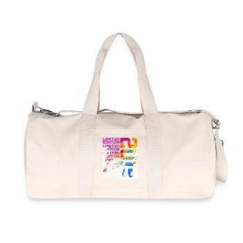 LIMITED EDITION 2019 7 YEARS 7TH BIRTHDAY - Recycled Canvas Sports Bag by Stanley/Stella - natural - Front