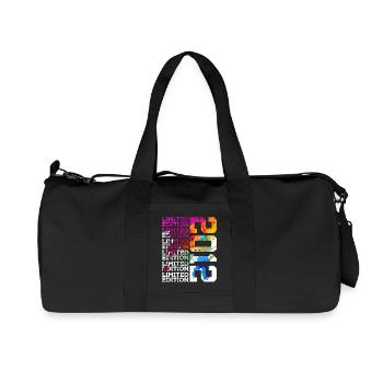 ÉDITION LIMITÉE 2012 14 ANS 14E ANNIVERSAIRE - Sac de sport en toile recyclée Stanley/Stella - noir - Devant