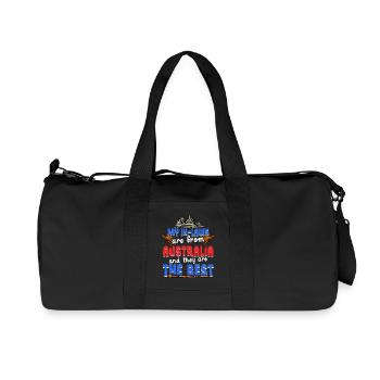 Belle-mère australienne - Sac de sport en toile recyclée Stanley/Stella - noir - Devant