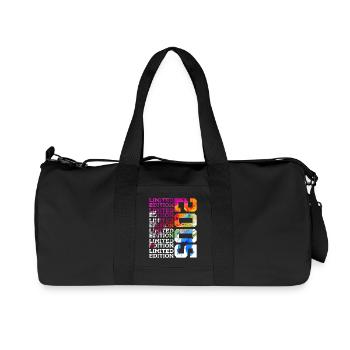 ÉDITION LIMITÉE 2005 21 ANS 21E ANNIVERSAIRE - Sac de sport en toile recyclée Stanley/Stella - noir - Devant