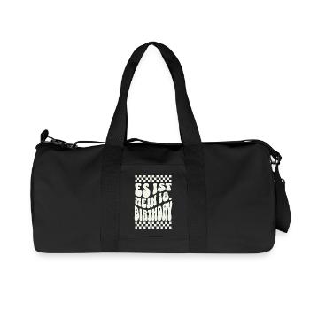 It's My 18th Birthday Retro Design - Recycled Canvas Sports Bag by Stanley/Stella - black - Front