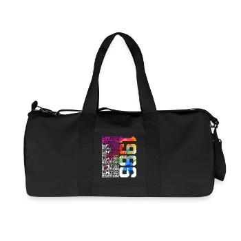 ÉDITION LIMITÉE 1986 40 ANS 40E ANNIVERSAIRE - Sac de sport en toile recyclée Stanley/Stella - noir - Devant