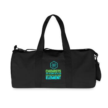 Chemistry Chemist Chemistry Teacher - Recycled Canvas Sports Bag by Stanley/Stella - black - Front