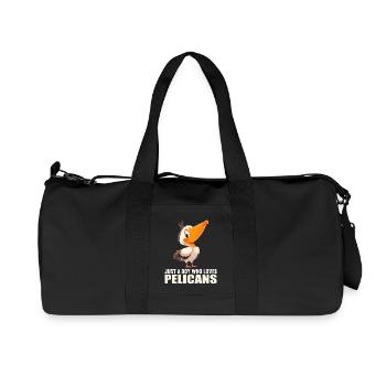 Pelicans Pelican - Recycled Canvas Sports Bag by Stanley/Stella - black - Front