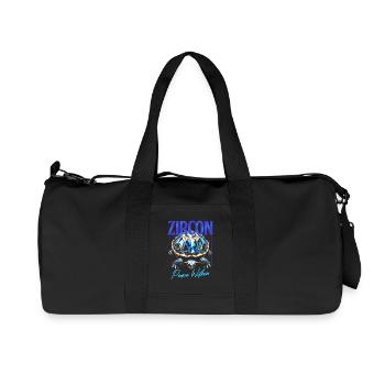 Birthstone Zircon December - Recycled Canvas Sports Bag by Stanley/Stella - black - Front