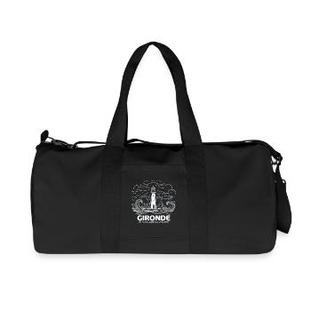 Gironde Bordeaux Aquitaine Fierté Girondine - Sac de sport en toile recyclée Stanley/Stella - noir - Devant