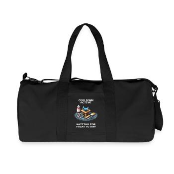 Cooldown: Paint Dries | Miniatures - Recycled Canvas Sports Bag by Stanley/Stella - black - Front