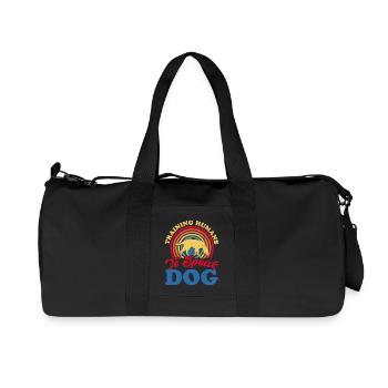 Chiens Chien Amoureux Chien Propriétaire Cadeau - Sac de sport en toile recyclée Stanley/Stella - noir - Devant