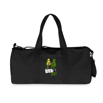 Avocado Hug - Recycled Canvas Sports Bag by Stanley/Stella - black - Front