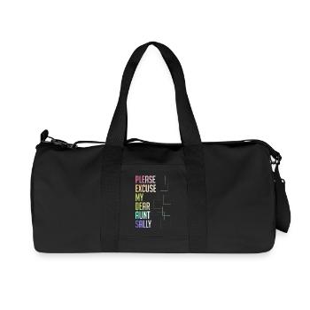 Math Math Teacher Saying Math Teacher Funny - Recycled Canvas Sports Bag by Stanley/Stella - black - Front