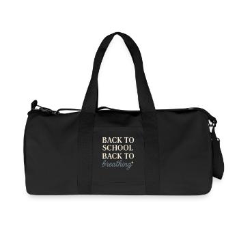 Groovy Pride Retro Equality Queer Story - Recycled Canvas Sports Bag by Stanley/Stella - black - Front
