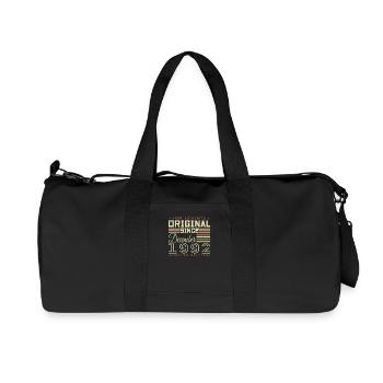 Anniversaire 33 ans | Originale Décembre 1992 - Sac de sport en toile recyclée Stanley/Stella - noir - Devant