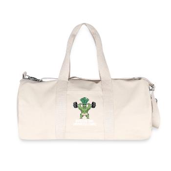 Haltérophiles ATTEINDRE L’INIMAGINABLE DRÔLE - Sac de sport en toile recyclée Stanley/Stella - blanc naturel - Devant