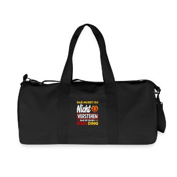 Ossi ding nicht versehen spruch DDR stolz - Sac de sport en toile recyclée Stanley/Stella - noir - Devant