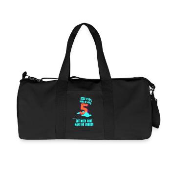 Math Teacher Geometry School Mathematics - Recycled Canvas Sports Bag by Stanley/Stella - black - Front