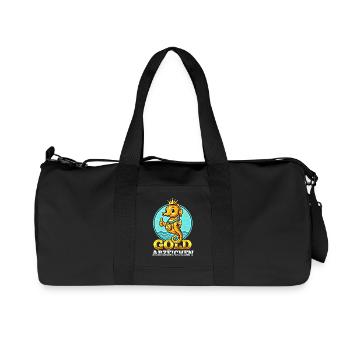 Performance de natation Seahorse Gold Badge - Sac de sport en toile recyclée Stanley/Stella - noir - Devant