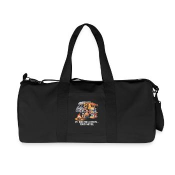 C’est drôle si je gagnais à la loterie, vous remarqueriez un yacht - Sac de sport en toile recyclée Stanley/Stella - noir - Devant