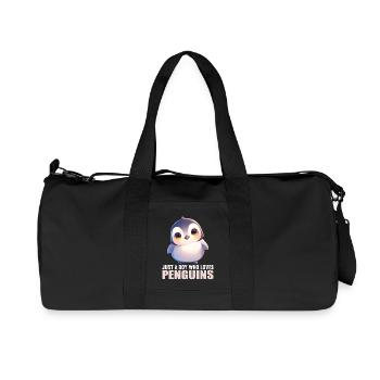 Penguins Penguin - Recycled Canvas Sports Bag by Stanley/Stella - black - Front