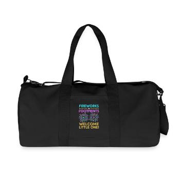 Gender Reveal New Year - Recycled Canvas Sports Bag by Stanley/Stella - black - Front