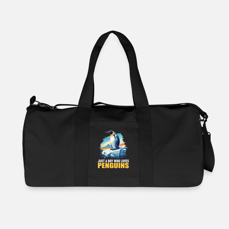 Pinguine Pinguin - Recycelte Canvas-Sporttasche von Stanley/Stella - Schwarz