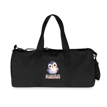 Penguins Penguin - Recycled Canvas Sports Bag by Stanley/Stella - black - Front