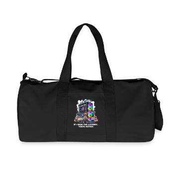 C’est drôle si je gagnais à la loterie, vous remarqueriez un yacht - Sac de sport en toile recyclée Stanley/Stella - noir - Devant