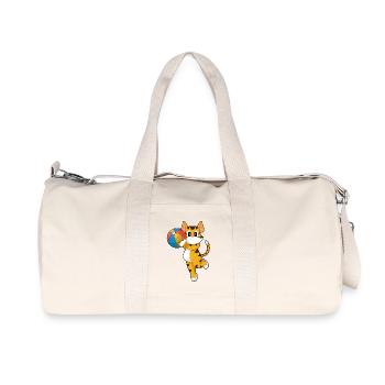 Tiger Natation Water-polo Été - Sac de sport en toile recyclée Stanley/Stella - blanc naturel - Devant