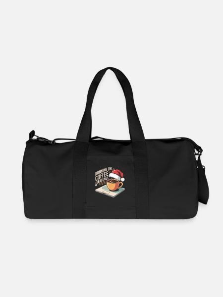 Weihnachtsbüro Humor - Recycelte Canvas-Sporttasche von Stanley/Stella - Schwarz