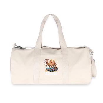 C’est drôle si je gagnais à la loterie, vous le remarqueriez - Sac de sport en toile recyclée Stanley/Stella - blanc naturel - Devant