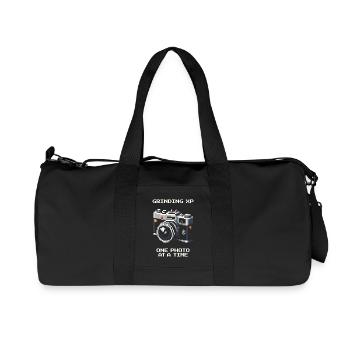 Expérience de broyage | Photo par photo mieux, photographie - Sac de sport en toile recyclée Stanley/Stella - noir - Devant