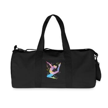 Gymnastics Floor Artistic Gymnastics - Recycled Canvas Sports Bag by Stanley/Stella - black - Front