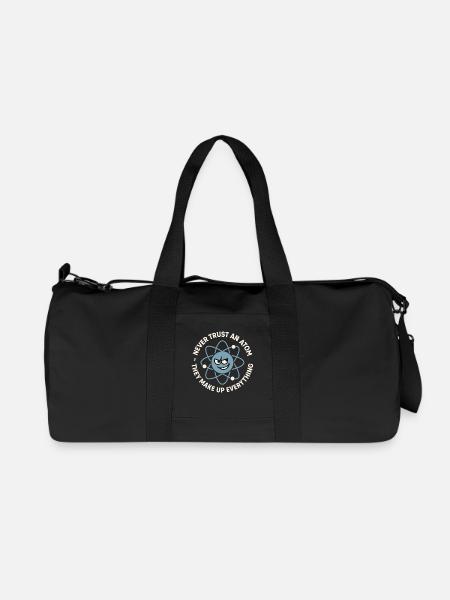 Lustiger Atom-Witz – Science Nerd Humor - Recycelte Canvas-Sporttasche von Stanley/Stella - Schwarz