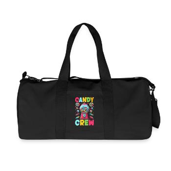 Candy Crew Décoration Candy Lover Sweet Tooth - Sac de sport en toile recyclée Stanley/Stella - noir - Devant