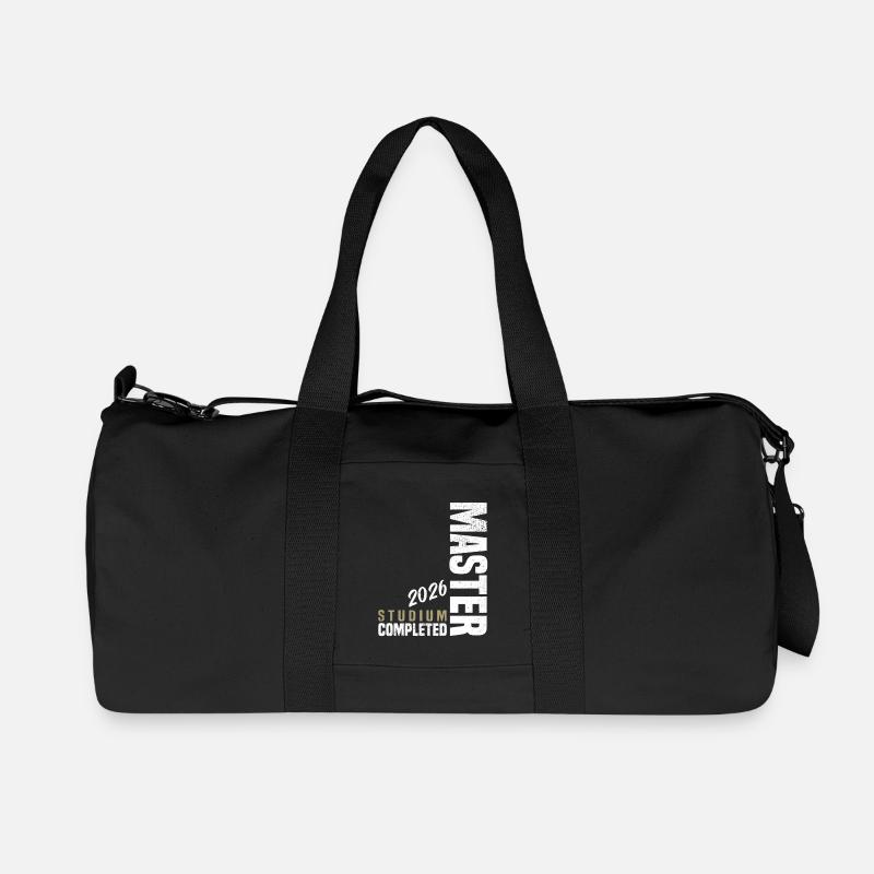 Master Studium Abschluss 2026 - Recycelte Canvas-Sporttasche von Stanley/Stella - Schwarz