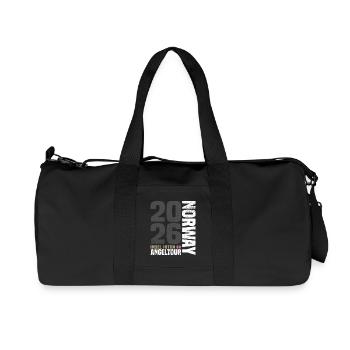Séjour de pêche Norvège Hitra - Sac de sport en toile recyclée Stanley/Stella - noir - Devant