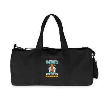 Vacances à la mer du Nord N’A BESOIN D’AUCUNE THÉRAPIE DOIT ALLER À - Sac de sport en toile recyclée Stanley/Stella - noir - Devant