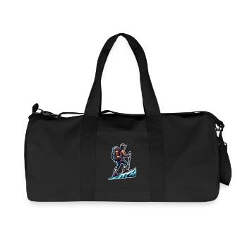 Bergsteiger  - Recycelte Canvas-Sporttasche von Stanley/Stella - Schwarz - Vorne