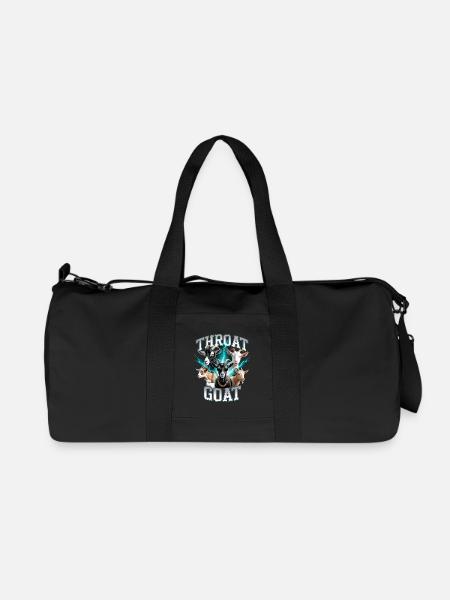 Throat Goat Meme Y2K Bootleg Unwearable - Recycelte Canvas-Sporttasche von Stanley/Stella - Schwarz