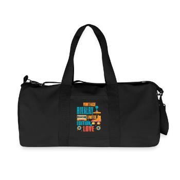 Sibling Rivalry Brother Sister - Recycled Canvas Sports Bag by Stanley/Stella - black - Front