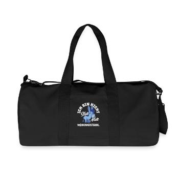 Pas têtu, juste stable dans l’opinion - Sac de sport en toile recyclée Stanley/Stella - noir - Devant