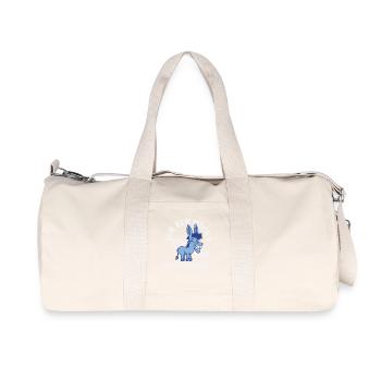 Not stubborn, just stable in opinion - Recycled Canvas Sports Bag by Stanley/Stella - natural - Front
