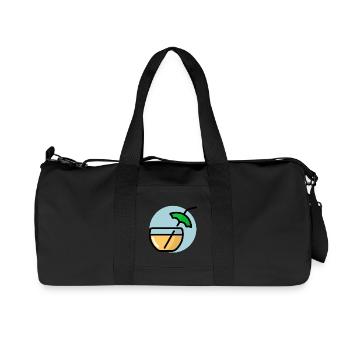 Summer cocktail with parasol - Recycled Canvas Sports Bag by Stanley/Stella - black - Front
